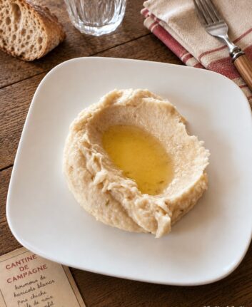 Houmous de haricots blancs à l'huile de noix - Benoit Jarrige